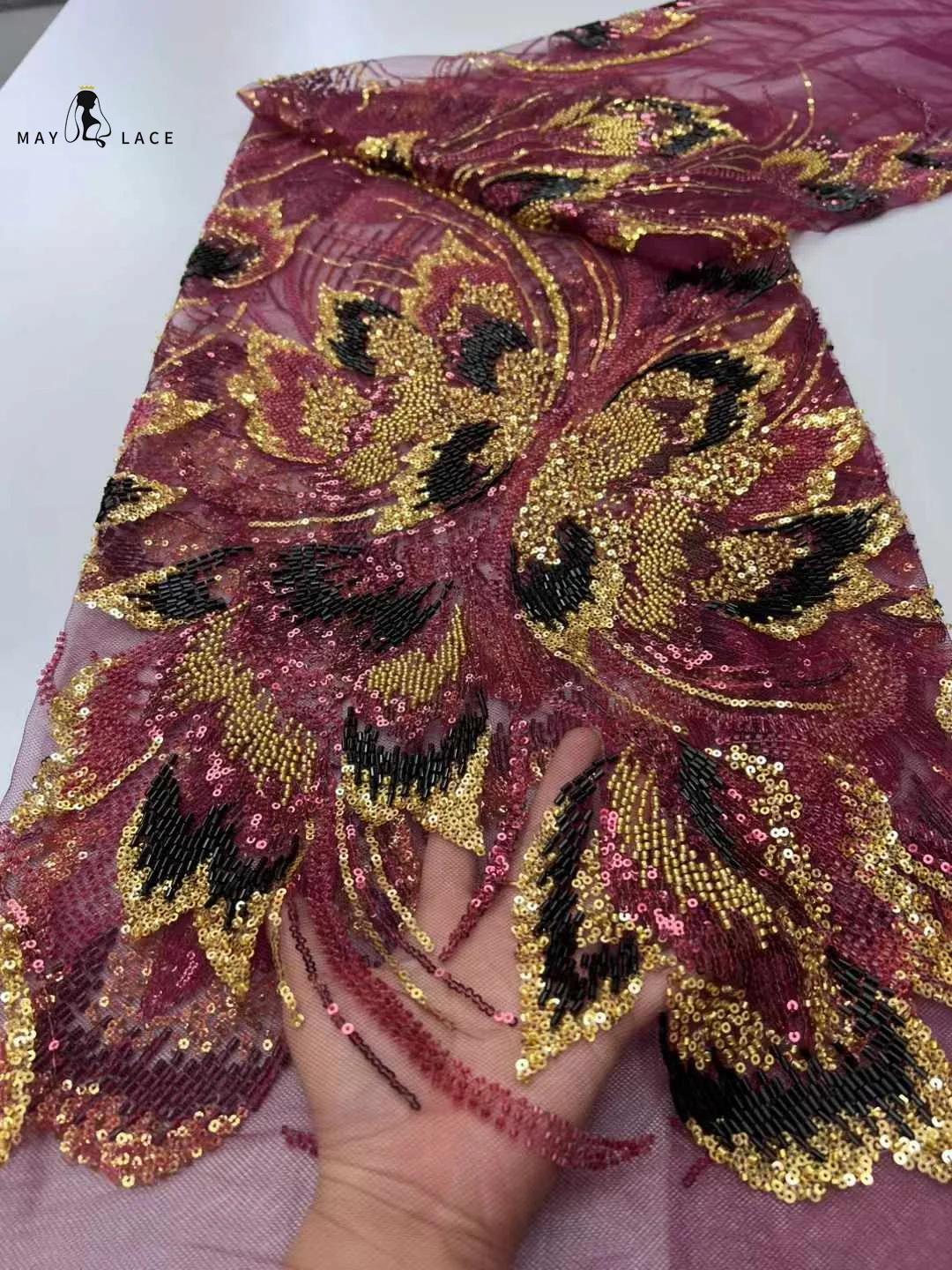 Beaded African Sequins Lace Fabric High Quality 2025 Nigerian Groom Lace Embroidery Net Lace Mesh Lace For Wedding Dress Women
Beaded African Sequins Lace Fabric High Quality 2025 Nigerian Groom Lace Embroidery Net Lace Mesh Lace For Wedding Dress Women