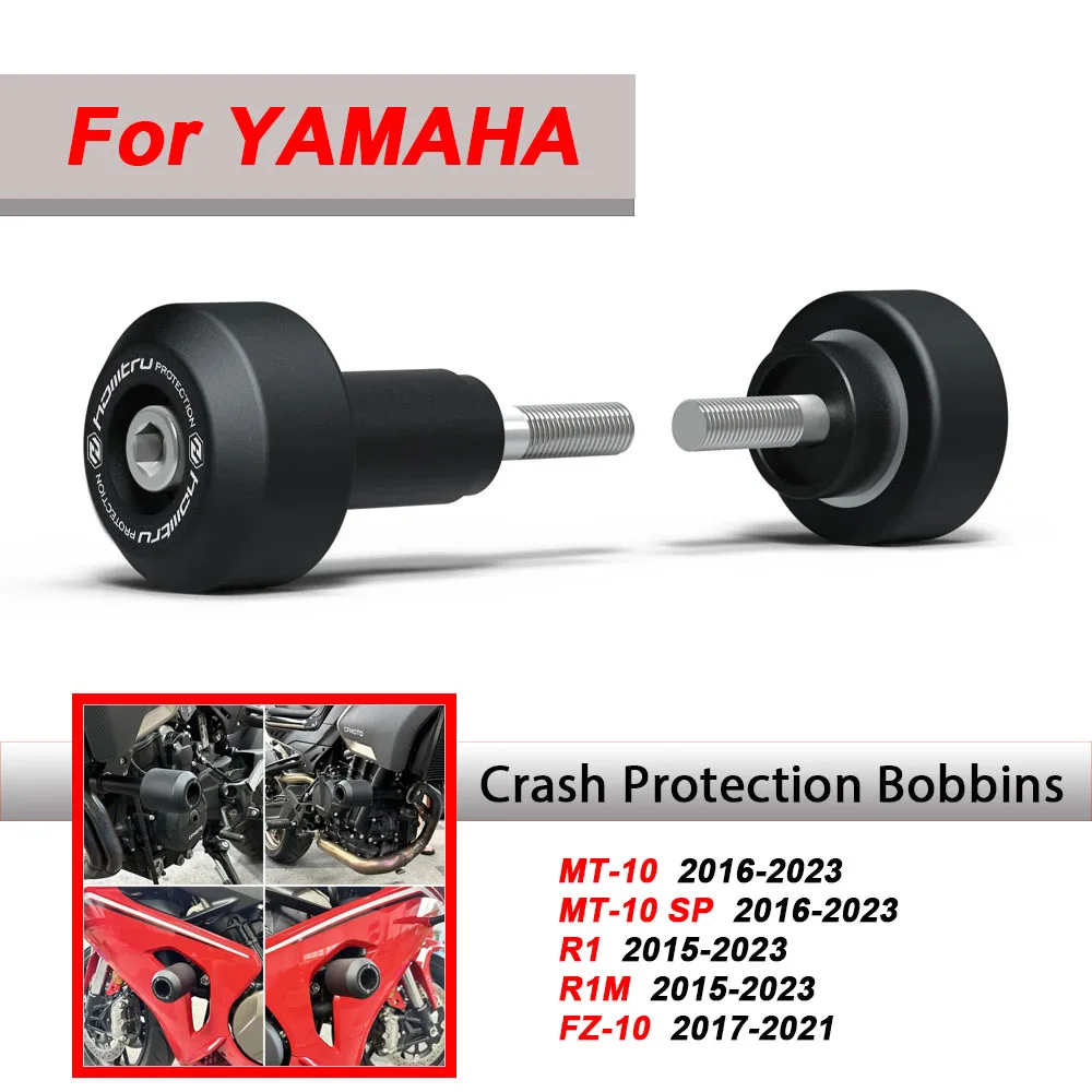 

For YAMAHA MT-10 MT-10 SP R1 R1M FZ-10 2015-2023 Motorcycle Frame Crash Pad Engine Stator Sliders Protector
