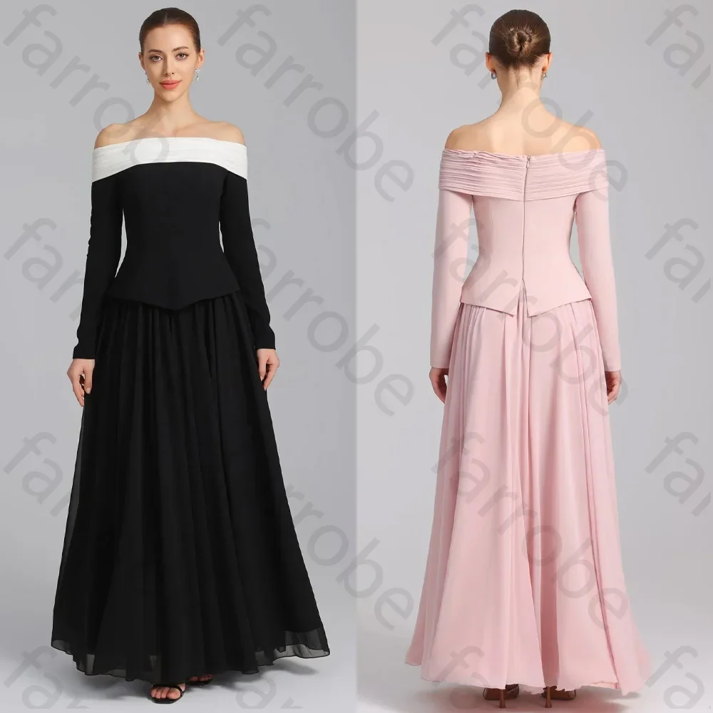 Customized Off-Shoulder Long-Sleeve Gown A-Line Evening Dresses Jersey Saudi Arab High Quality Formal Prom Party Gowns for Women
Customized Off-Shoulder Long-Sleeve Gown A-Line Evening Dresses Jersey Saudi Arab High Quality Formal Prom Party Gowns for Women
