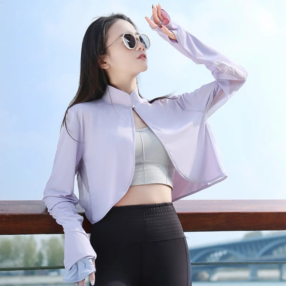 Solid Color Sunscreen Shawl Long Sleeve Ice Silk Thin Crop Top Thin Fabric Breathable Ice Silk Cape Outdoor Activities
Solid Color Sunscreen Shawl Long Sleeve Ice Silk Thin Crop Top Thin Fabric Breathable Ice Silk Cape Outdoor Activities