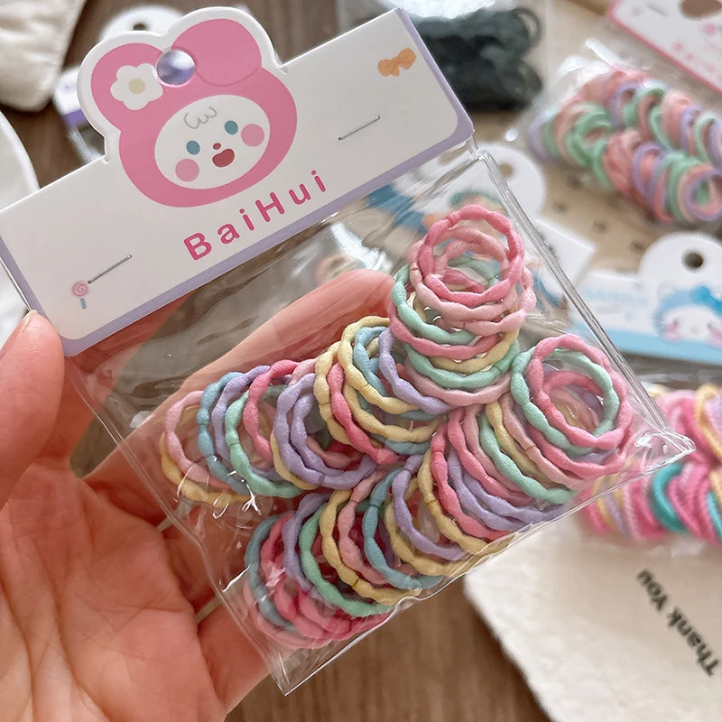 50/200PCS Candy Color Elastic Hair Bands High Elastic Girl Rubber Ropes Colorful Kids Ponytail Ties Fashion Hair Accessories
50/200PCS Candy Color Elastic Hair Bands High Elastic Girl Rubber Ropes Colorful Kids Ponytail Ties Fashion Hair Accessories