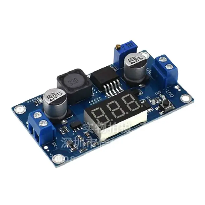 XL6009 DC-DC adjustable boost module 4.5-32V to 5-55V output adjustable with voltmeter display
XL6009 DC-DC adjustable boost module 4.5-32V to 5-55V output adjustable with voltmeter display