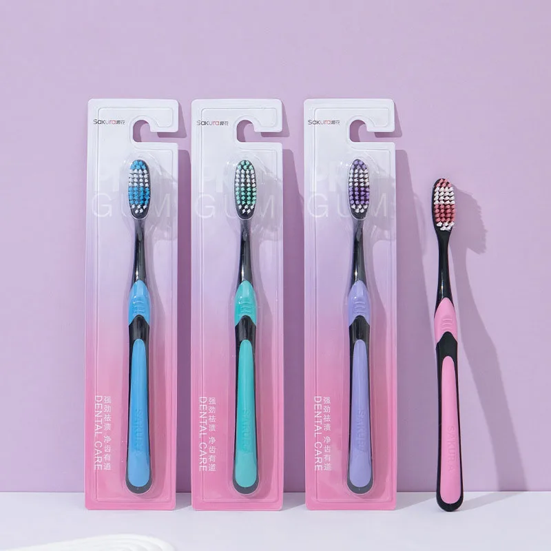 1 PC Single Adults Soft Bristled Toothbrush Family Cleaning Set For Men And Women Couples Anti Slip Brush Handle Teeth Gum Care
1 PC Single Adults Soft Bristled Toothbrush Family Cleaning Set For Men And Women Couples Anti Slip Brush Handle Teeth Gum Care