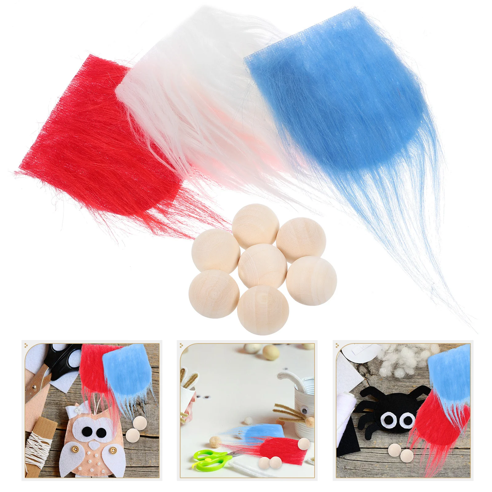 1Set DIY Gnome Beard Craft Unfinished Wooden Balls for Gnome Making Supply Pre-Cut Artificial Beard Material Warm Comfortable
1Set DIY Gnome Beard Craft Unfinished Wooden Balls for Gnome Making Supply Pre-Cut Artificial Beard Material Warm Comfortable