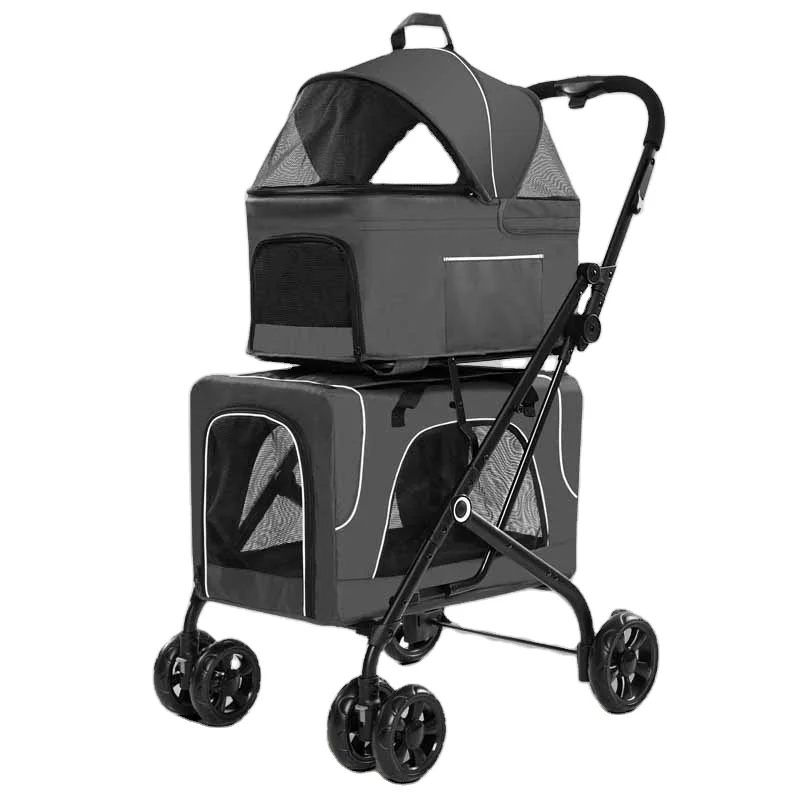 Large Detachable Dog Stroller 4 Wheel Luxury Travel Pet Stroller Double Dog Pet Stroller for Cats Dogs
Large Detachable Dog Stroller 4 Wheel Luxury Travel Pet Stroller Double Dog Pet Stroller for Cats Dogs