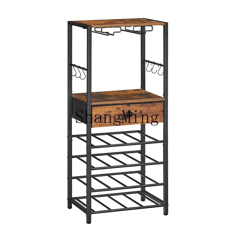 DSA Freestanding Floor Bar Cabinet with Desktop Glass Rack Storage Drawer, Wine Rack
DSA Freestanding Floor Bar Cabinet with Desktop Glass Rack Storage Drawer, Wine Rack