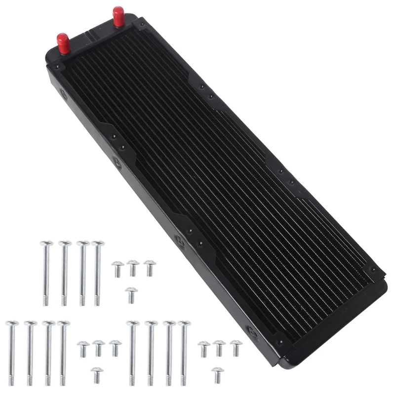 G1/4 Thread 360mm PC Water Heat Exchanger Computer Aluminum Heat Radiator Heat Sink for Computer Water Cooling System
G1/4 Thread 360mm PC Water Heat Exchanger Computer Aluminum Heat Radiator Heat Sink for Computer Water Cooling System