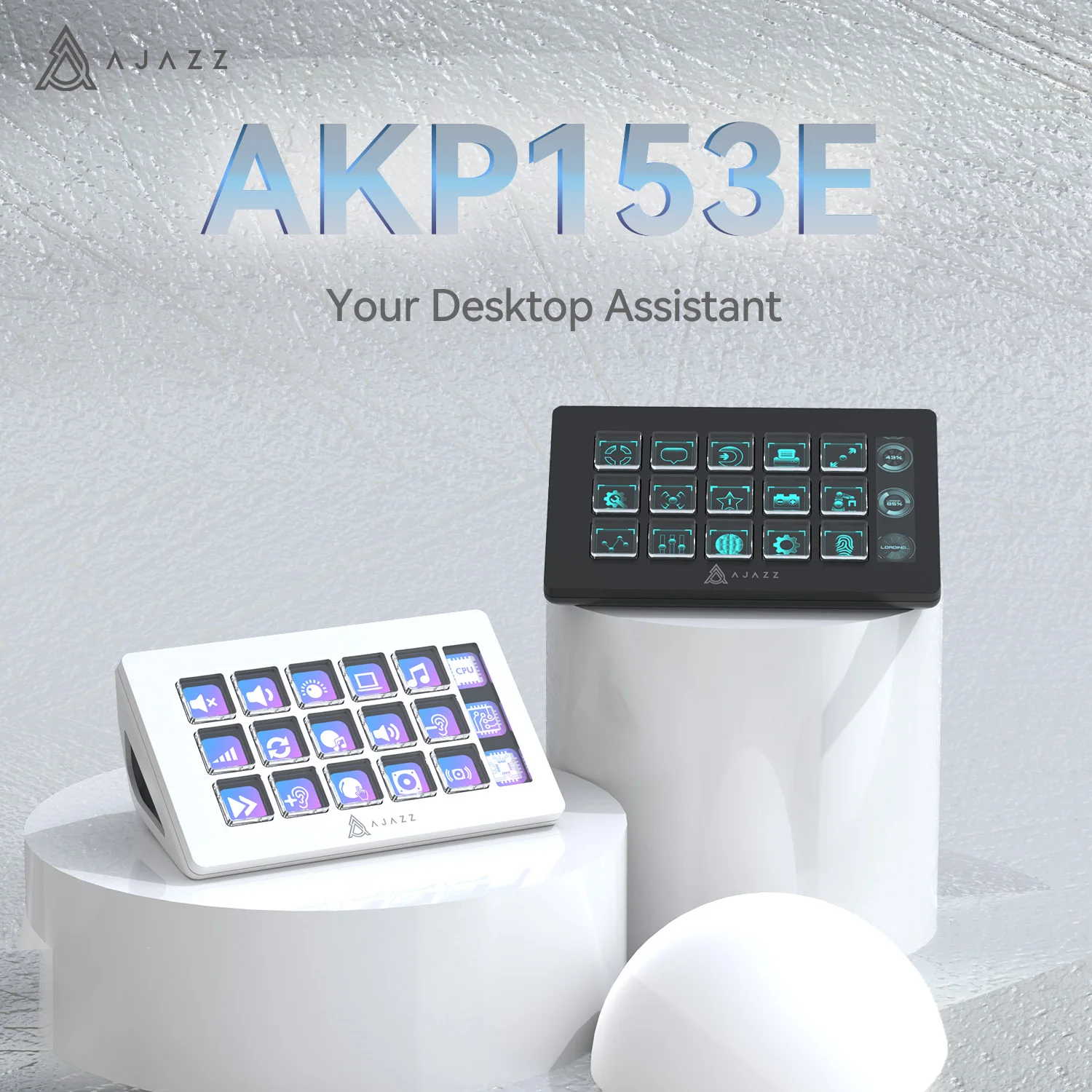 AJAZZ AKP153 Programmable Macro Console Visual LCD Control Panel for Gaming Office Work Streaming and Video Editing
AJAZZ AKP153 Programmable Macro Console Visual LCD Control Panel for Gaming Office Work Streaming and Video Editing