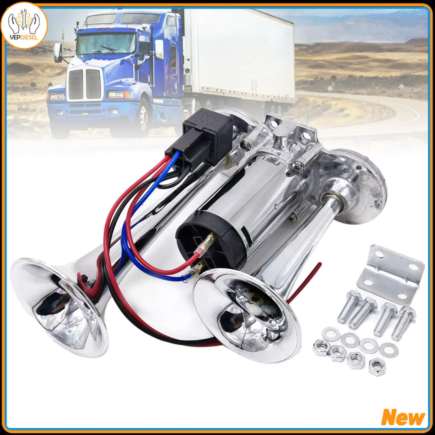 12 В 300 дБ 2 трубы воздушный звуковой сигнал супер громкий автомобиль грузовик лодка поезд грузовой сигнал автомобильные колонки аксессуары
12 В 300 дБ 2 трубы воздушный звуковой сигнал супер громкий автомобиль грузовик лодка поезд грузовой сигнал автомобильные колонки аксессуары