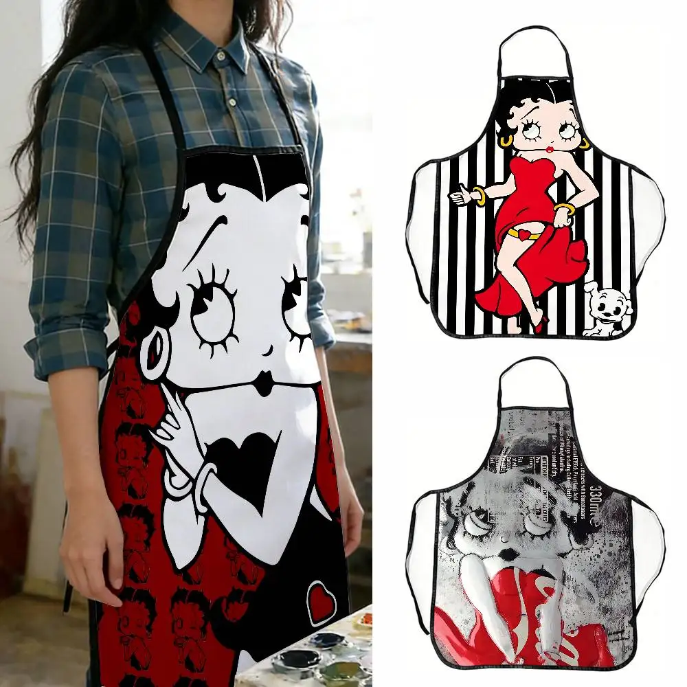 Anime B-bettyS Sexy Boop Unisex Bib Apron Adult Women Men Chef Tablier Cuisine For Cooking Kitchen Baking
Anime B-bettyS Sexy Boop Unisex Bib Apron Adult Women Men Chef Tablier Cuisine For Cooking Kitchen Baking