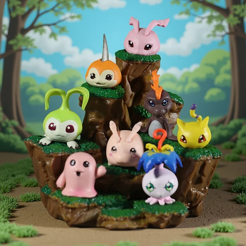 11cm Anime Digimon Baby Stage 8 piece Scene Agumon Biyomon Gabumon Mogumon Togomon Pomon Character Model Collection Toy Gift
11cm Anime Digimon Baby Stage 8 piece Scene Agumon Biyomon Gabumon Mogumon Togomon Pomon Character Model Collection Toy Gift