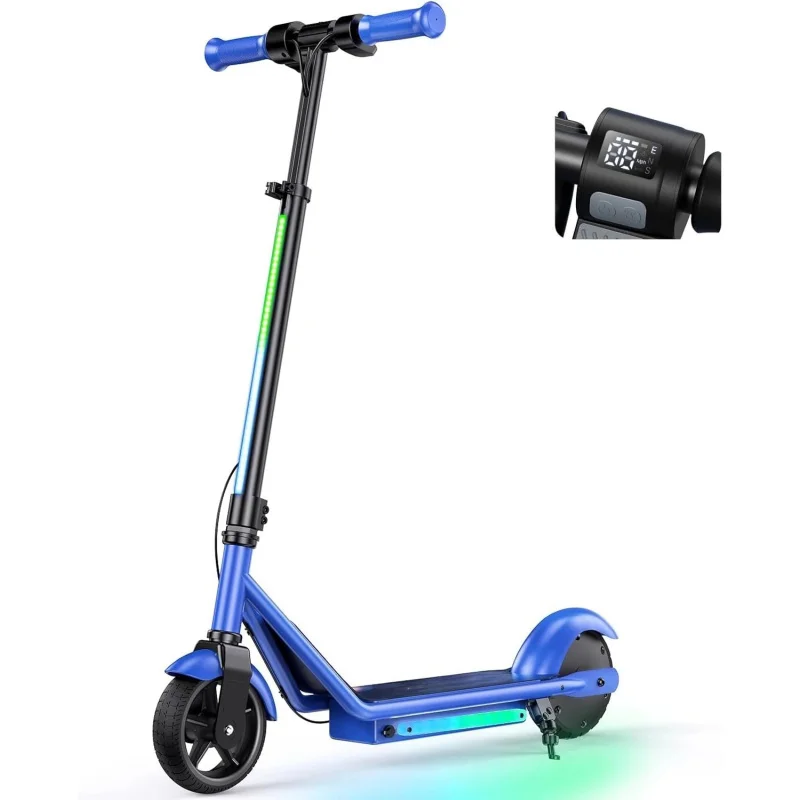 Electric Scooter for Kids Aged 6-12, LED Display, 3 Speeds, 3 Heights (IK3Pro), Magnetic Charging, 150W Motor, Colorful Lights
Electric Scooter for Kids Aged 6-12, LED Display, 3 Speeds, 3 Heights (IK3Pro), Magnetic Charging, 150W Motor, Colorful Lights