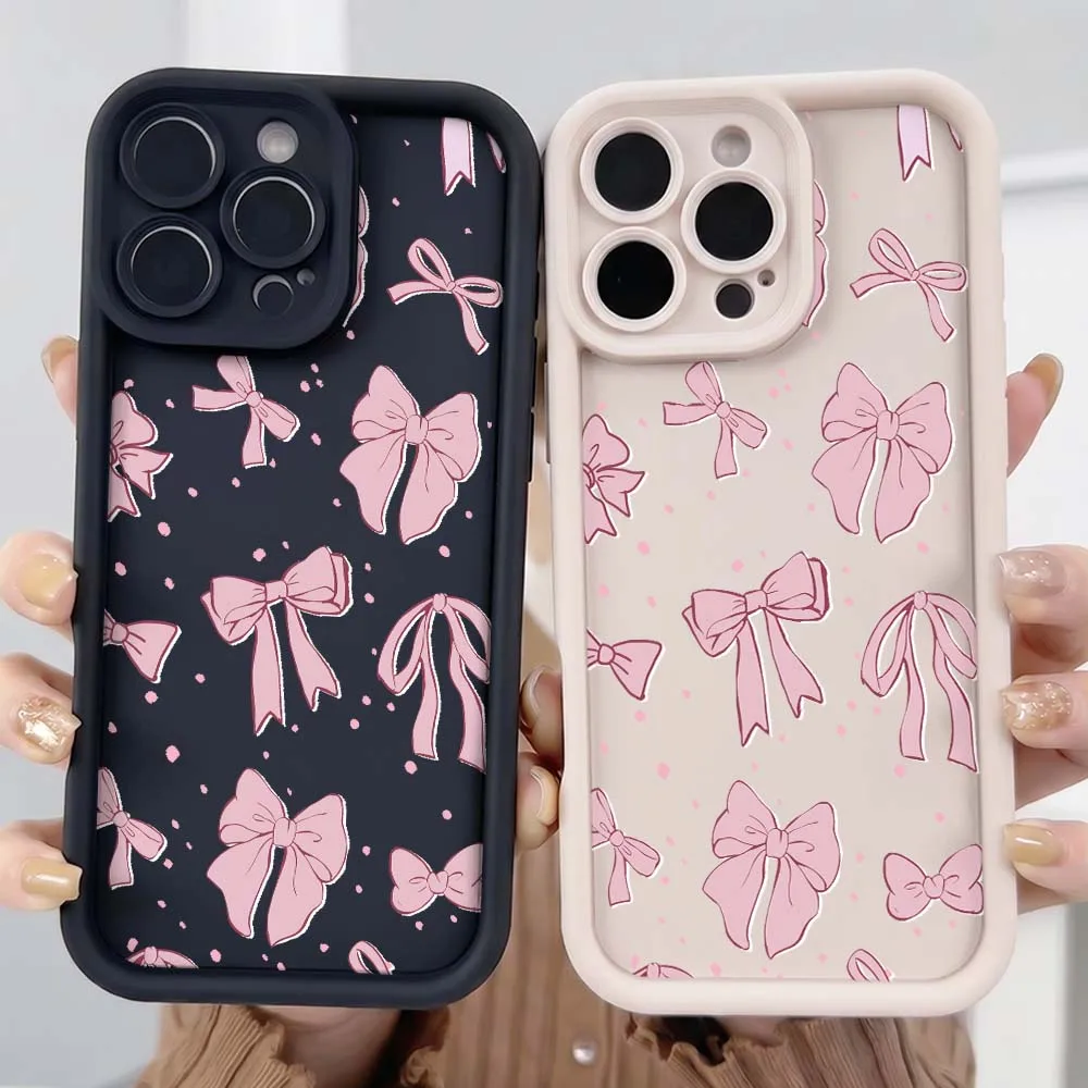 Cartoon Pink Bow Pattern Phone Case For Apple iPhone 17 Air 16e 16 15 14 13 12 11 XS Pro Max Plus Eye Ladder Soft Cover
Cartoon Pink Bow Pattern Phone Case For Apple iPhone 17 Air 16e 16 15 14 13 12 11 XS Pro Max Plus Eye Ladder Soft Cover