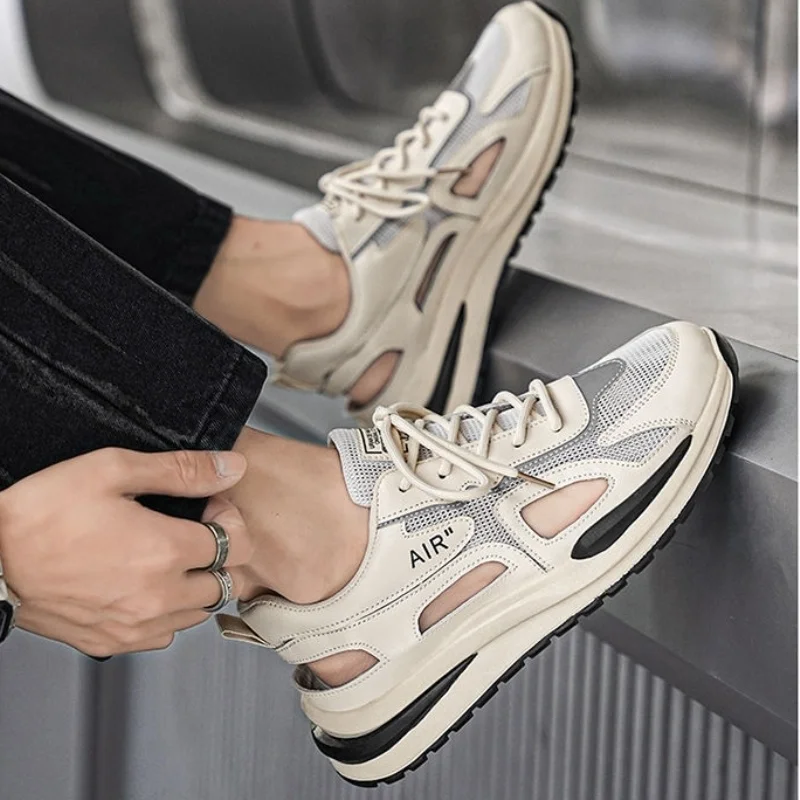 Men's Casual Sports Shoes Spring Trend Outdoor Wear-Resistant Anti-Slip Beach-Waterproof Toe Net Panel Shoes Breathable round...
Men's Casual Sports Shoes Spring Trend Outdoor Wear-Resistant Anti-Slip Beach-Waterproof Toe Net Panel Shoes Breathable round...