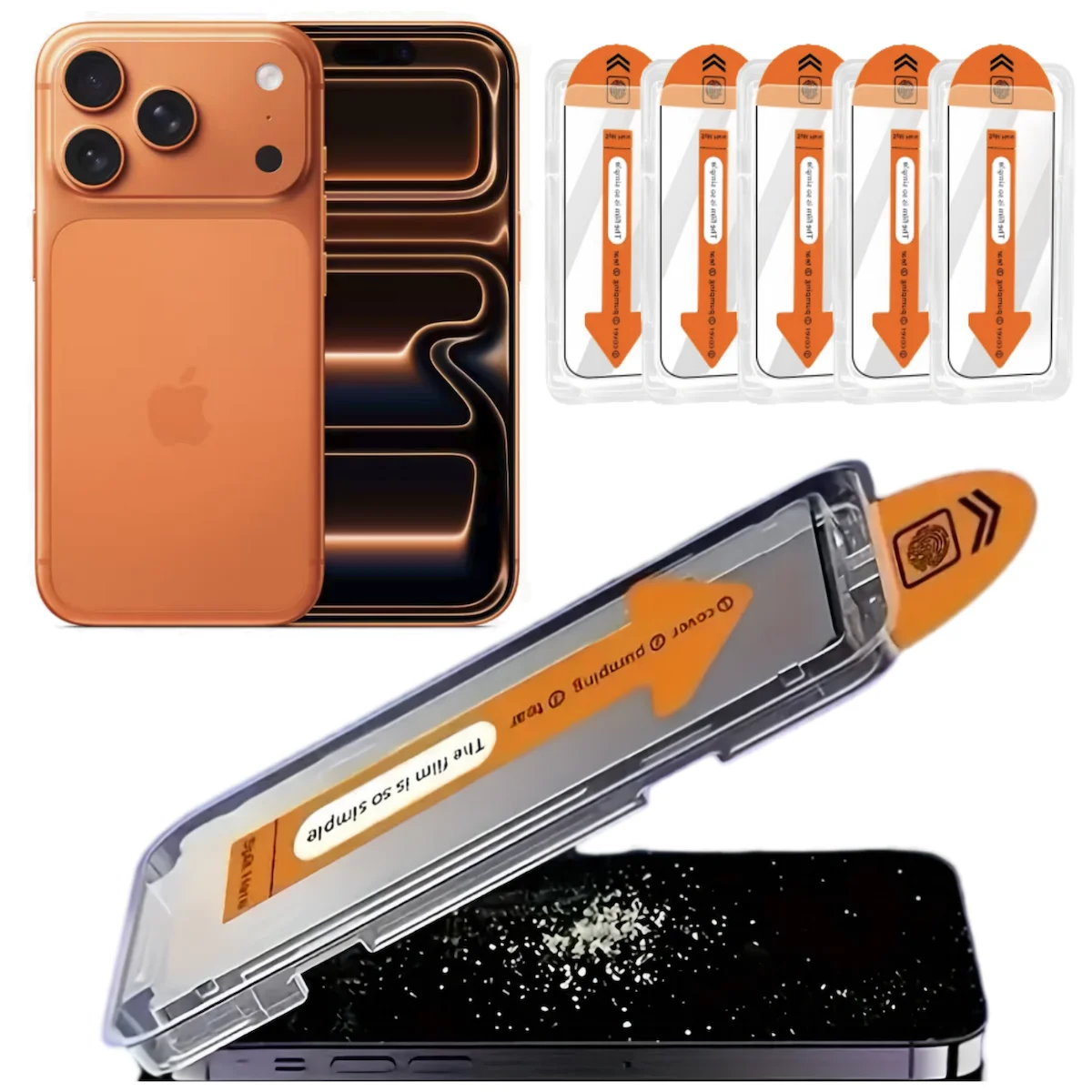5Pcs For Apple IPhone 17 17e Air 16 15 14 13 12 11 Pro Max X XS XR Plus Mini High-quality protective film and tempered glass
5Pcs For Apple IPhone 17 17e Air 16 15 14 13 12 11 Pro Max X XS XR Plus Mini High-quality protective film and tempered glass