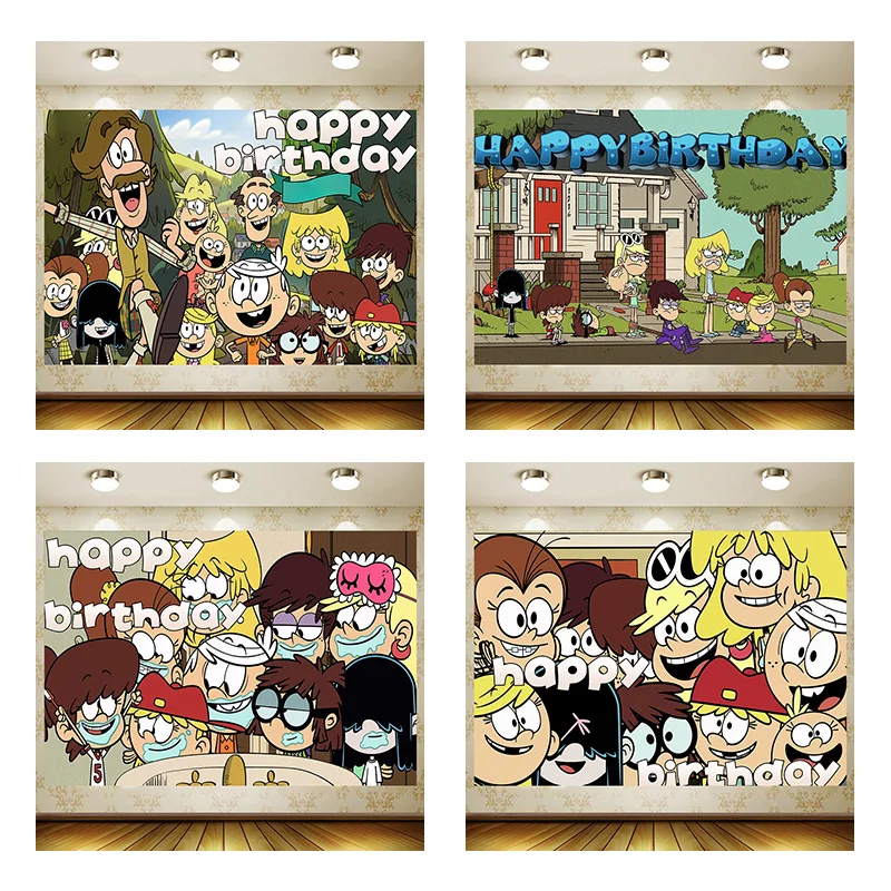 Lauder Family Theme Birthday Party Supplies Banner Kid Cartoon Decoration Background Photography backdrop
Lauder Family Theme Birthday Party Supplies Banner Kid Cartoon Decoration Background Photography backdrop