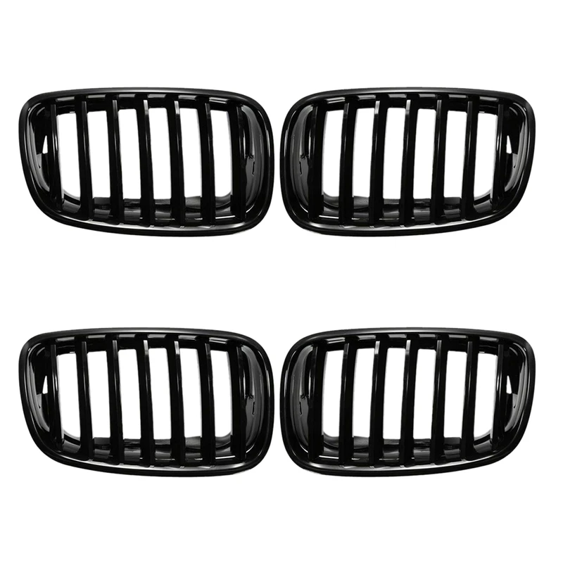 2 пары глянцевых черных передних решеток капота для BMW X5 X6 E70 E71 2007-2013 гг. 51137157687 51137157688
2 пары глянцевых черных передних решеток капота для BMW X5 X6 E70 E71 2007-2013 гг. 51137157687 51137157688