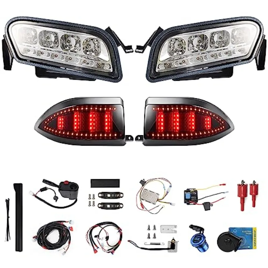 Комплект светодиодных фар и задних фонарей Deluxe для гольф-каров Club Car Tempo (бензиновые и электрические модели), с ближним и дальним светом DR
Комплект светодиодных фар и задних фонарей Deluxe для гольф-каров Club Car Tempo (бензиновые и электрические модели), с ближним и дальним светом DR