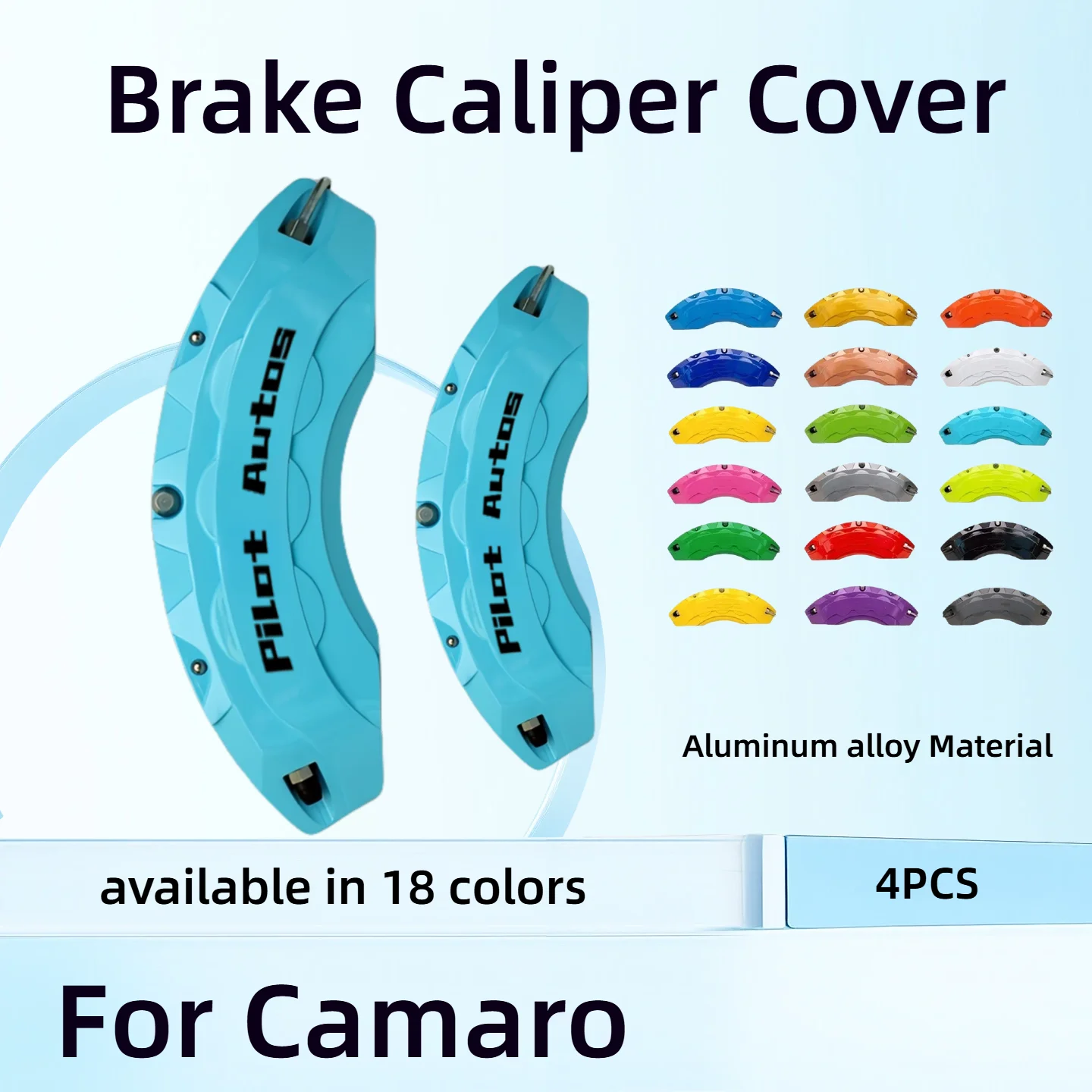 Pilot Autos For Camaro Brake Car Caliper Cover Aluminum Alloy Metal Front Rear Kit
Pilot Autos For Camaro Brake Car Caliper Cover Aluminum Alloy Metal Front Rear Kit