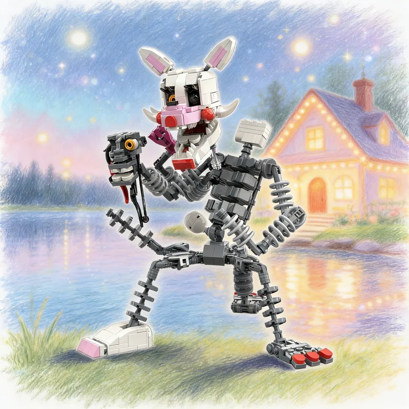 Набор строительных блоков MOC Mangle из 524 деталей по мотивам игры Five Nights At Freddy's, коллекционная модель для демонстрации, креативный подарок для взрослых, премиум-класс
Набор строительных блоков MOC Mangle из 524 деталей по мотивам игры Five Nights At Freddy's, коллекционная модель для демонстрации, креативный подарок для взрослых, премиум-класс