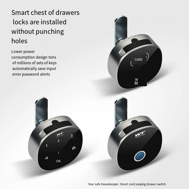 2024 Upgraded Mini smart drawer lock Bluetooth fingerprint double unlock anti-skid alarm portable code lock suitable for home
2024 Upgraded Mini smart drawer lock Bluetooth fingerprint double unlock anti-skid alarm portable code lock suitable for home