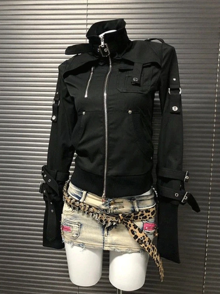 Gothic 2000s Aesthetic Vintage Women Streetwear Punk Zip Korean Cool Y2k Top Jacket Harajuku Sweet Hottie Chic Sweatshirt Autumn
Gothic 2000s Aesthetic Vintage Women Streetwear Punk Zip Korean Cool Y2k Top Jacket Harajuku Sweet Hottie Chic Sweatshirt Autumn