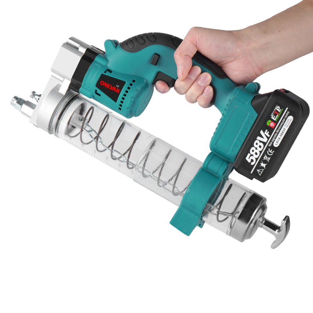 10000PSL 689Bar Cordless Electric Grease Gun High Pressure DIY Brushless Motor 22900mAh 20v Battery Car Maintenance Power Tool
10000PSL 689Bar Cordless Electric Grease Gun High Pressure DIY Brushless Motor 22900mAh 20v Battery Car Maintenance Power Tool