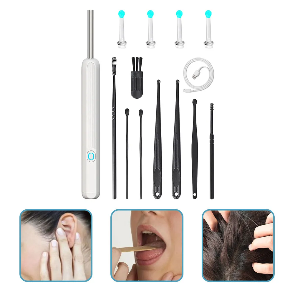 1Set High Resolution 1296p Wireless Ear Cleaner Otoscope Ear Wax Remover Visual Inspection Tool Kit White
1Set High Resolution 1296p Wireless Ear Cleaner Otoscope Ear Wax Remover Visual Inspection Tool Kit White