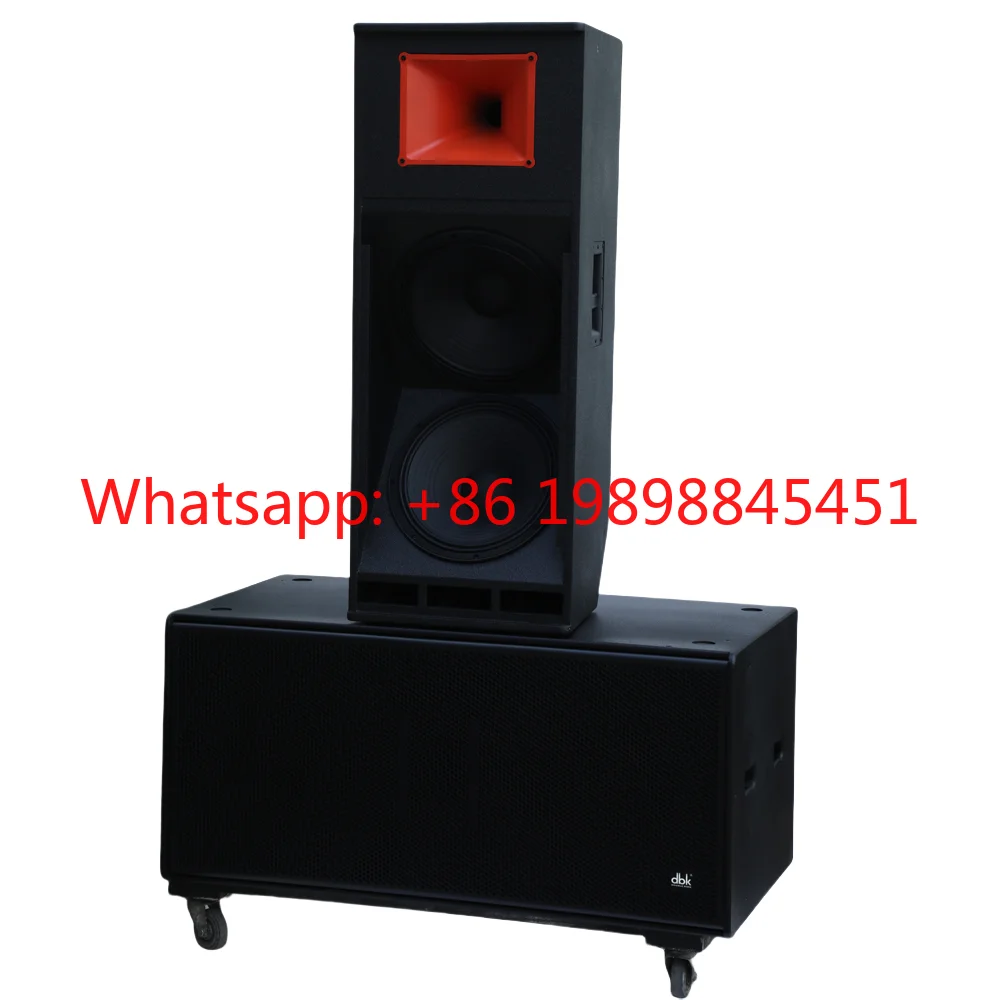DBK Professional Dual 15 Inch 3-Way Point Source PA Speaker System with 18 Inch Passive Subwoofer for Stage DJ Live Sound
DBK Professional Dual 15 Inch 3-Way Point Source PA Speaker System with 18 Inch Passive Subwoofer for Stage DJ Live Sound