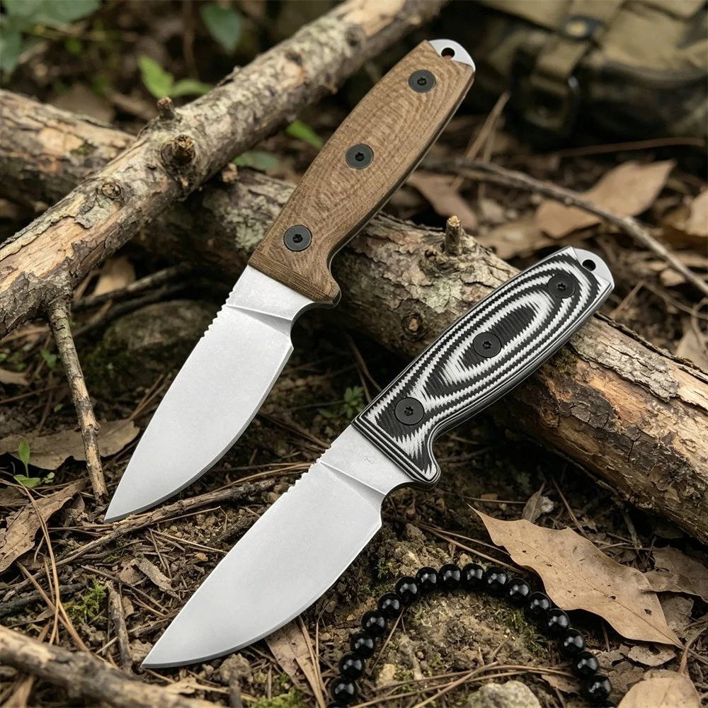 EDC Outdoor Fixed Blade Knife, 3.86 Inch D2 Blade, Sturdy G10 Handle with Matching Sheath, Reliable Companion for Camping Trips
EDC Outdoor Fixed Blade Knife, 3.86 Inch D2 Blade, Sturdy G10 Handle with Matching Sheath, Reliable Companion for Camping Trips