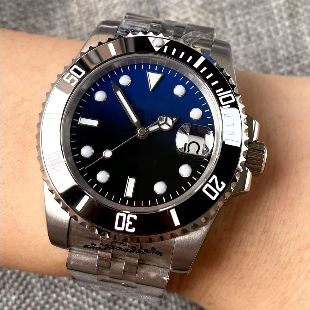 Tandorio 40mm Japan NH35A PT5000 Miyota Automatic Men's Watch Sapphire Glass Steel Bracelet Luminous Blue Black Gradient Dial
Tandorio 40mm Japan NH35A PT5000 Miyota Automatic Men's Watch Sapphire Glass Steel Bracelet Luminous Blue Black Gradient Dial