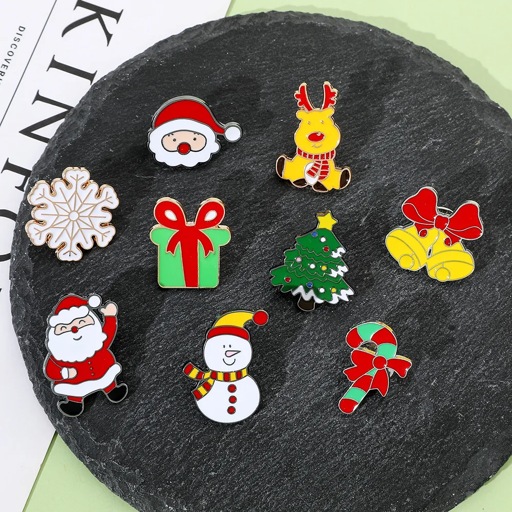 Christmas brooch, Christmas decoration, snowman, reindeer, Santa Claus, cute bell, snowflake, alloy, drip oil accessory
Christmas brooch, Christmas decoration, snowman, reindeer, Santa Claus, cute bell, snowflake, alloy, drip oil accessory