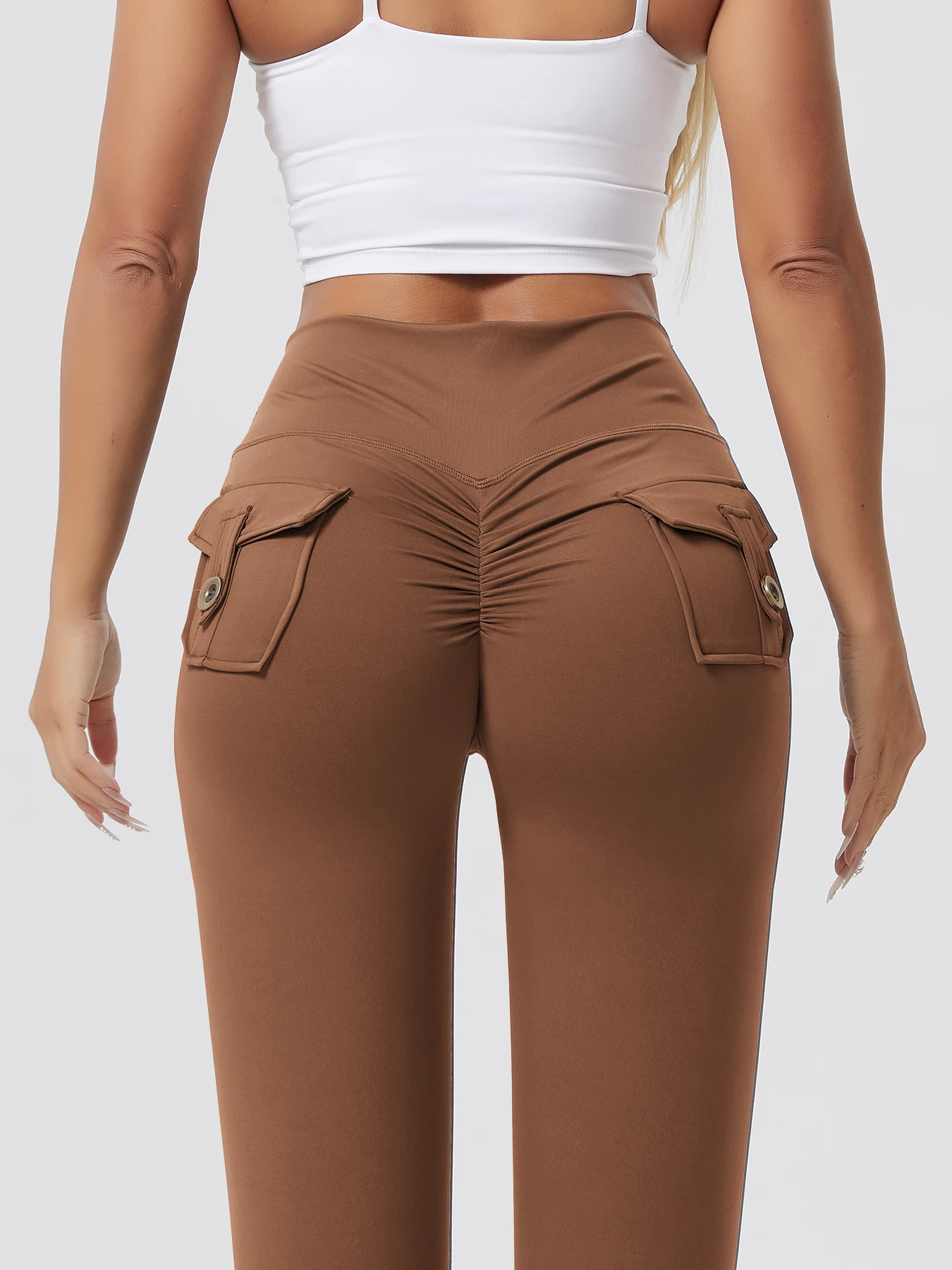Women's Workout Cargo Leggings With Pocket Tights Active Wear Butt Lift Workout Yoga Clothes
Women's Workout Cargo Leggings With Pocket Tights Active Wear Butt Lift Workout Yoga Clothes