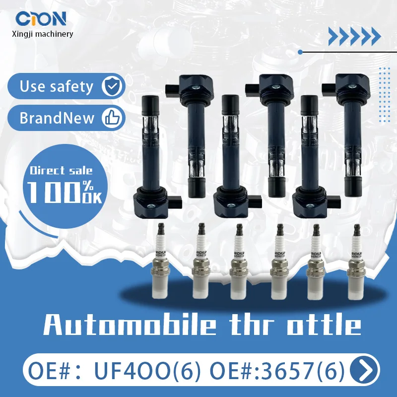 a set of Xingji 6 Ignition Coil Packs and Spark Plugs For Honda Civic Accord Odyssey Pilot Saturn Acura MDX #UF400 And #3657
a set of Xingji 6 Ignition Coil Packs and Spark Plugs For Honda Civic Accord Odyssey Pilot Saturn Acura MDX #UF400 And #3657