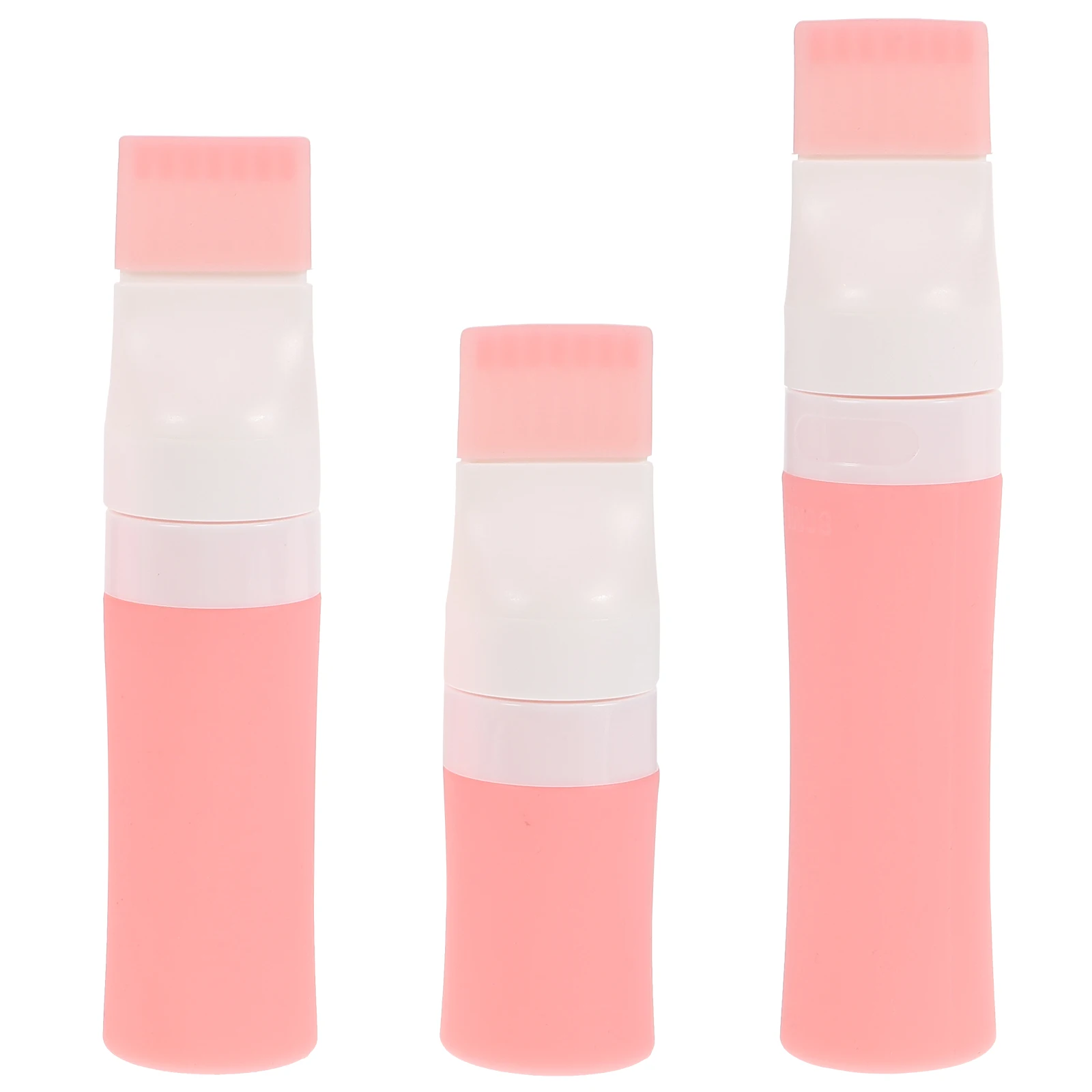3 Pcs Travel Bottles 38ml 60ml 80ml Pink Silicone Shampoo Conditioner Hair Brush Comb Portable Toiletry Containers
3 Pcs Travel Bottles 38ml 60ml 80ml Pink Silicone Shampoo Conditioner Hair Brush Comb Portable Toiletry Containers