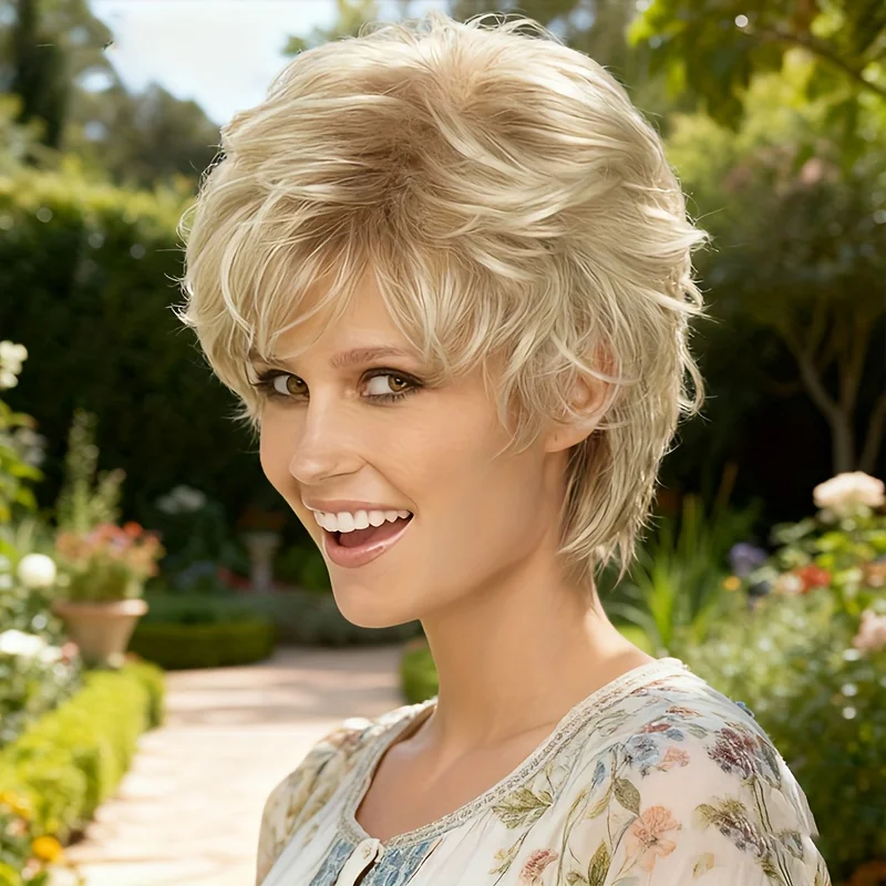Women's Synthetic Wig with Side-Swept Waves, Voluminous Fashionable Black Curly Hair Wig, Suitable for Daily Wear and Cosplay
Women's Synthetic Wig with Side-Swept Waves, Voluminous Fashionable Black Curly Hair Wig, Suitable for Daily Wear and Cosplay