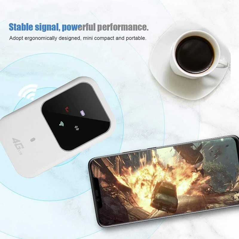 1 комплект белого беспроводного маршрутизатора 4G, мобильного портативного Wi-Fi, автомобильного указателя со слотом для SIM-карты
1 комплект белого беспроводного маршрутизатора 4G, мобильного портативного Wi-Fi, автомобильного указателя со слотом для SIM-карты