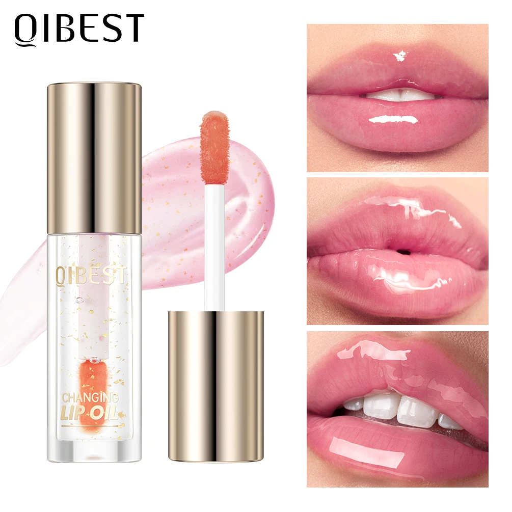 QIBEST Color Changing Lip Oil Moisturizing Transparent Jelly Lip Balm Long-term Lipgloss Nourishes Lip Plumper Oil Makeup New
QIBEST Color Changing Lip Oil Moisturizing Transparent Jelly Lip Balm Long-term Lipgloss Nourishes Lip Plumper Oil Makeup New