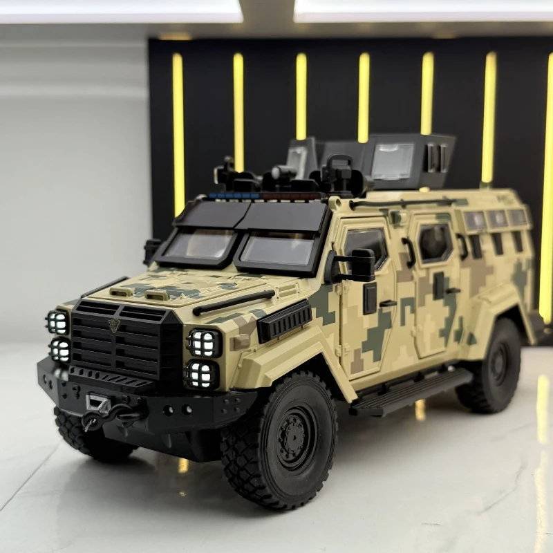 Симуляция 1:24, взрывозащищенная модель автомобиля с саблячими зубьями тигра, модель внедорожника из сплава, звук и свет, звук, подарок для детей
Симуляция 1:24, взрывозащищенная модель автомобиля с саблячими зубьями тигра, модель внедорожника из сплава, звук и свет, звук, подарок для детей