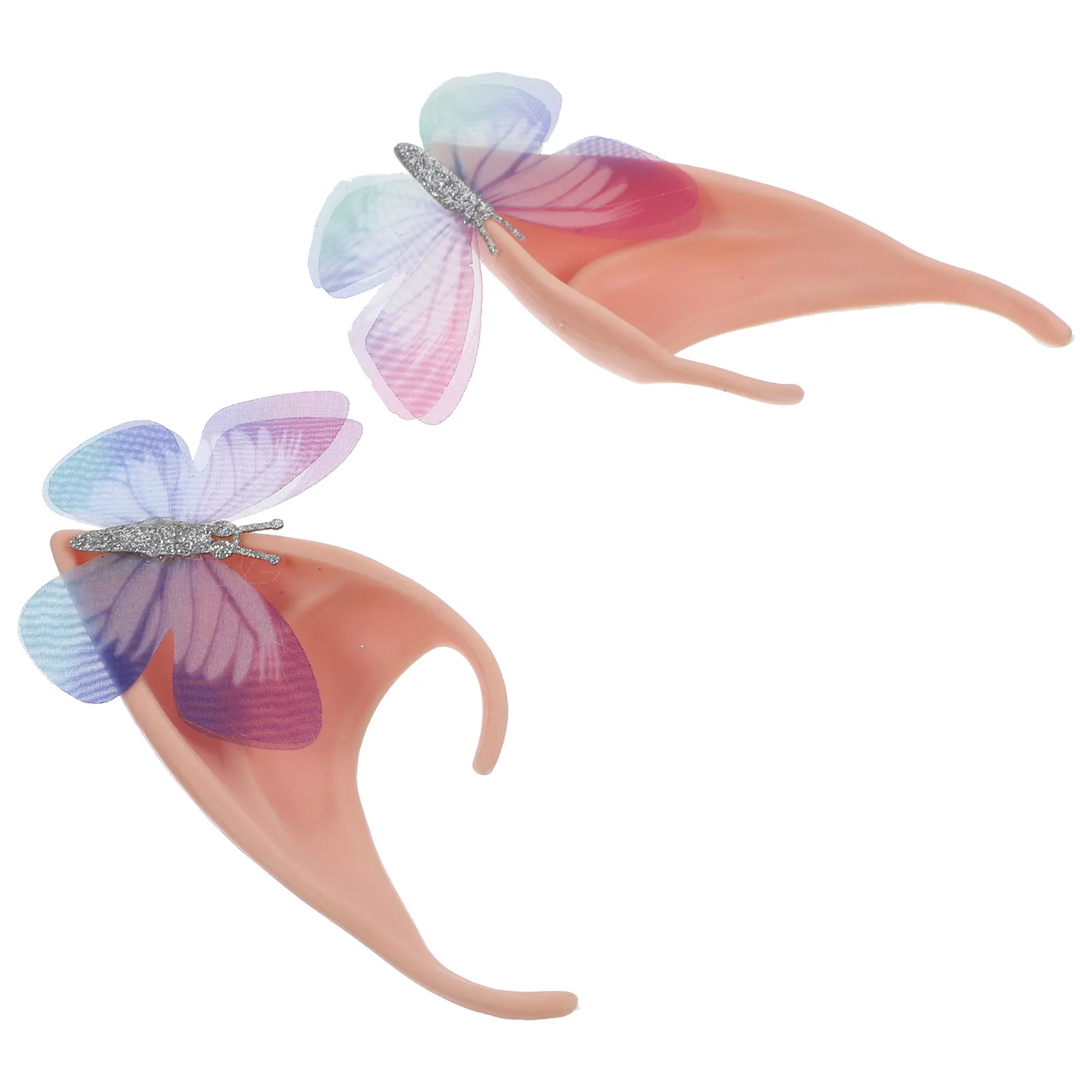 1Pair Butterfly Fairy Elf Ears Decorative Cosplay Props for Party Halloween Banquet Ear Fairy Ear Ears for Cosplay
1Pair Butterfly Fairy Elf Ears Decorative Cosplay Props for Party Halloween Banquet Ear Fairy Ear Ears for Cosplay