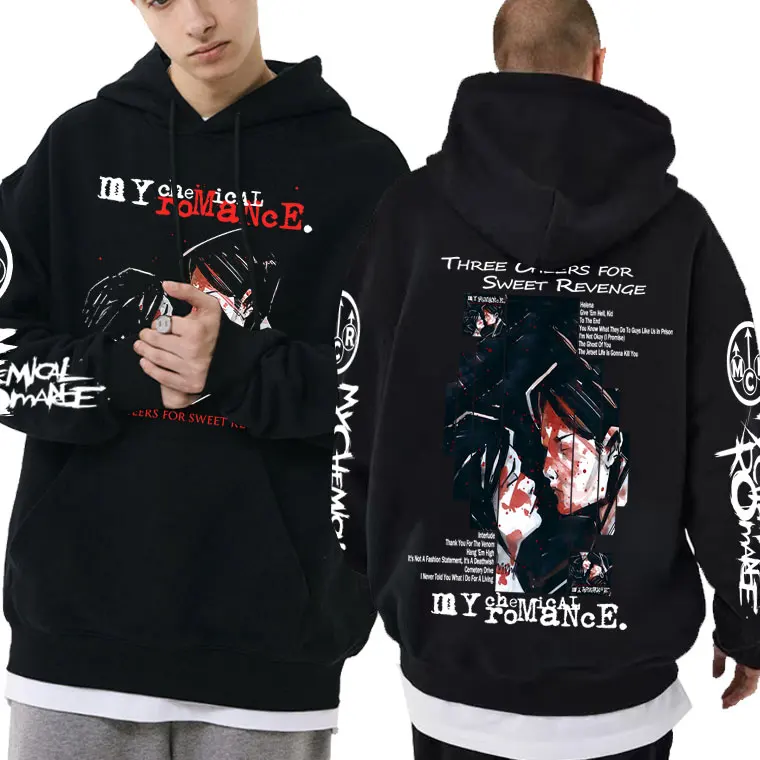 My Chemical Romance Three Cheers for Sweet Revenge Album Graphic Hoodie Men Women Clothing Retro Punk Emo Rock Hooded Sweatshirt
My Chemical Romance Three Cheers for Sweet Revenge Album Graphic Hoodie Men Women Clothing Retro Punk Emo Rock Hooded Sweatshirt