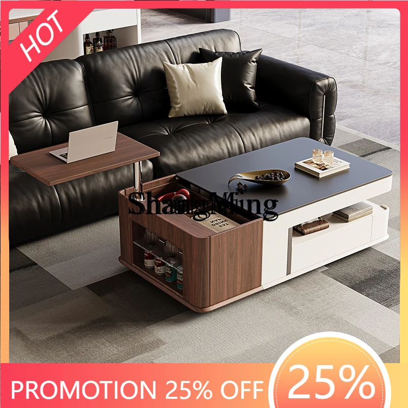 SM new multifunctional retractable lifting rock slab coffee table household large-capacity storage mobile coffee table
SM new multifunctional retractable lifting rock slab coffee table household large-capacity storage mobile coffee table