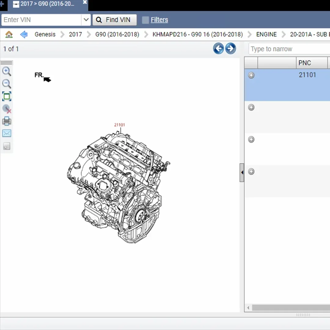 2021.05 For Genesis Spare Parts Catalogue Genesis EPC
2021.05 For Genesis Spare Parts Catalogue Genesis EPC
