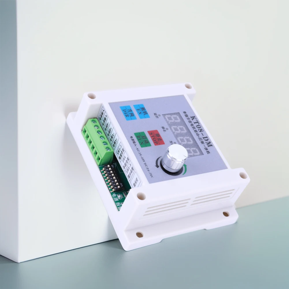 KTO8-DM Pulse Generator Stepper Motor Driver Controller Stepless Speed Single-axis Stepper Motor Controller DC 24-70V/AC 18-50V
KTO8-DM Pulse Generator Stepper Motor Driver Controller Stepless Speed Single-axis Stepper Motor Controller DC 24-70V/AC 18-50V