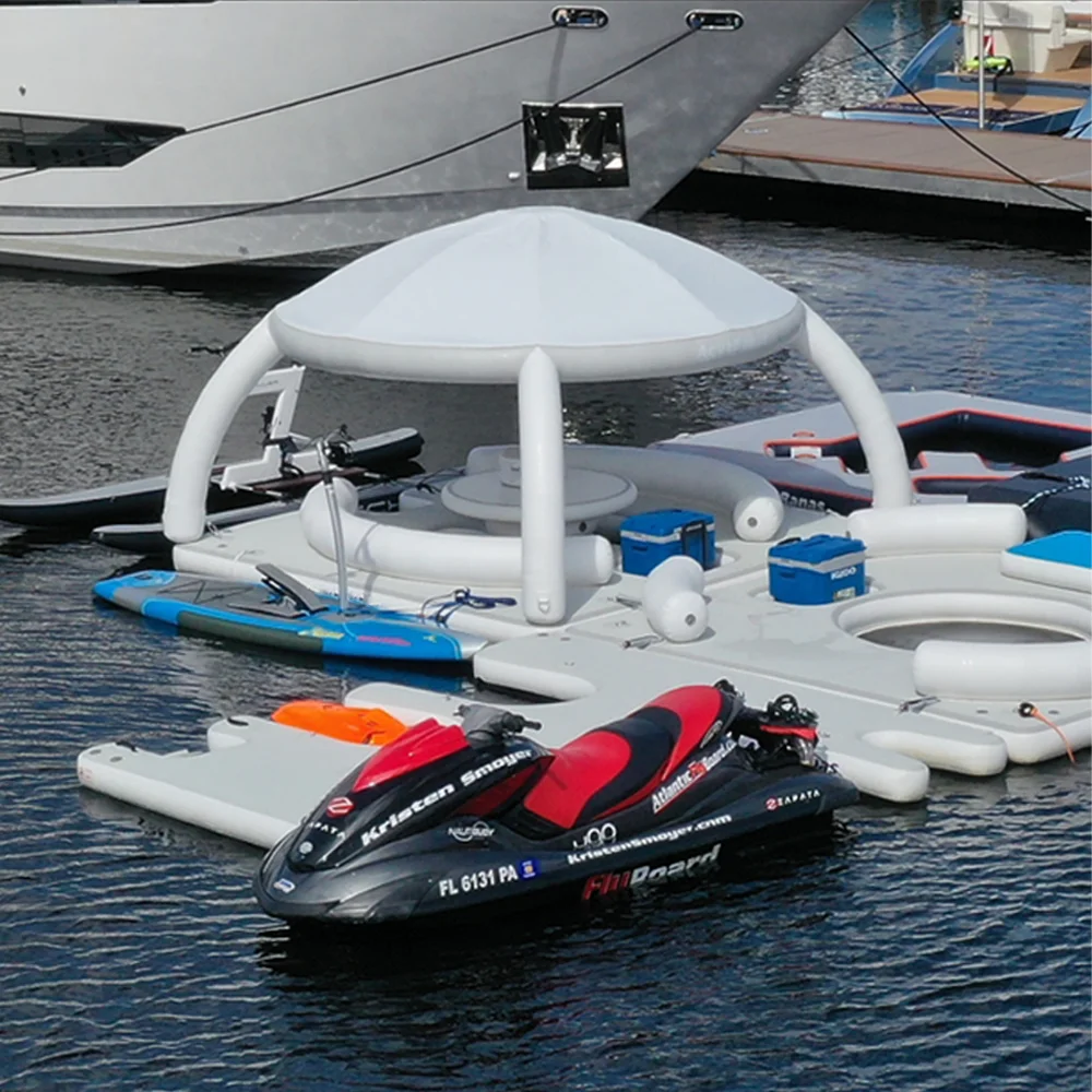 Inflatable Dock Deck Floating Platform PVC Floating Cabana Sofa Water Loung Raft Inflatable Floating Island With Tent
Inflatable Dock Deck Floating Platform PVC Floating Cabana Sofa Water Loung Raft Inflatable Floating Island With Tent