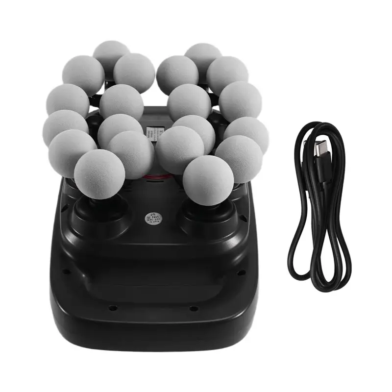 Массажер для глубокого воздействия на ткани BAAO с 20 насадками и красной светотерапией, бесшумный массажер для снятия боли в спине, плечах, ногах, стопах и теле.
Массажер для глубокого воздействия на ткани BAAO с 20 насадками и красной светотерапией, бесшумный массажер для снятия боли в спине, плечах, ногах, стопах и теле.