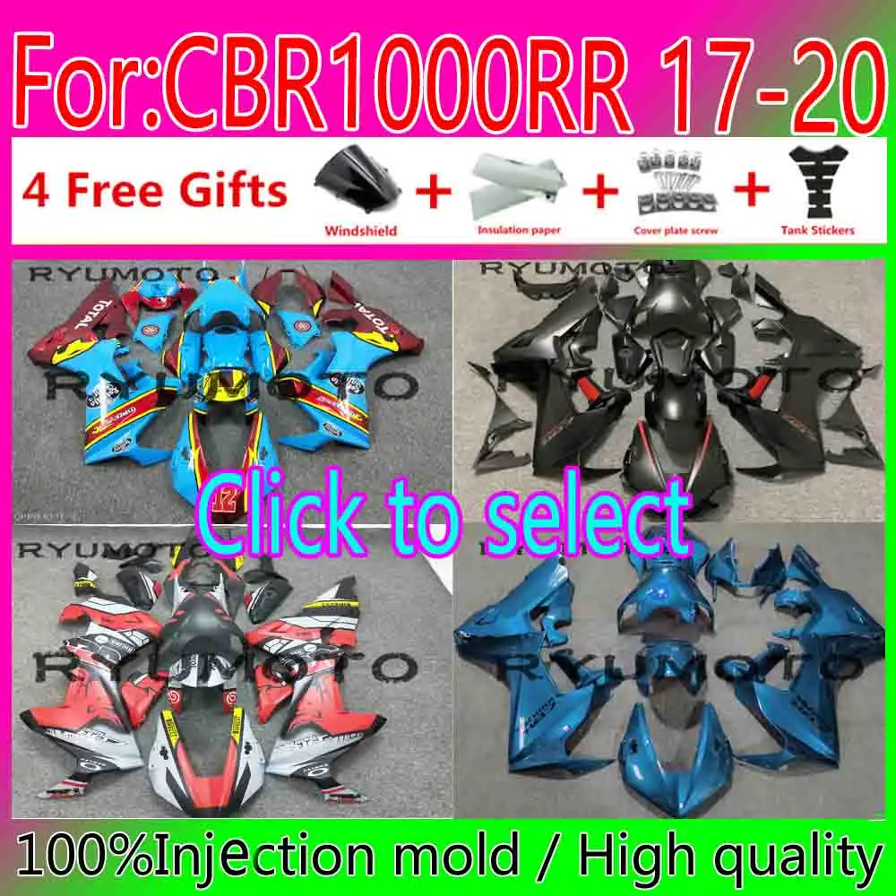 New ABS Motorcycle Injection Mold Fairings Kit Fit For Honda CBR1000RR 2017 2020 Cbr1000 2017 2018 2019 2020 Bodywork Fairing
New ABS Motorcycle Injection Mold Fairings Kit Fit For Honda CBR1000RR 2017 2020 Cbr1000 2017 2018 2019 2020 Bodywork Fairing