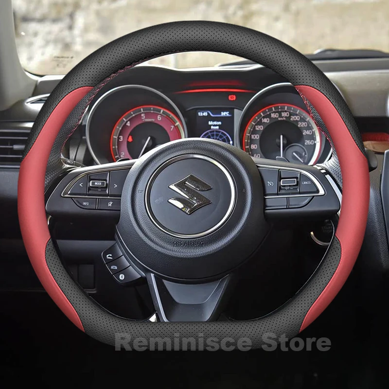 Leather Car Steering Wheel Cover for Suzuki Swift Sport 2025-2011 Non-slip Auto Steering Wheel Cover Suzuki Swift Accessories
Leather Car Steering Wheel Cover for Suzuki Swift Sport 2025-2011 Non-slip Auto Steering Wheel Cover Suzuki Swift Accessories
