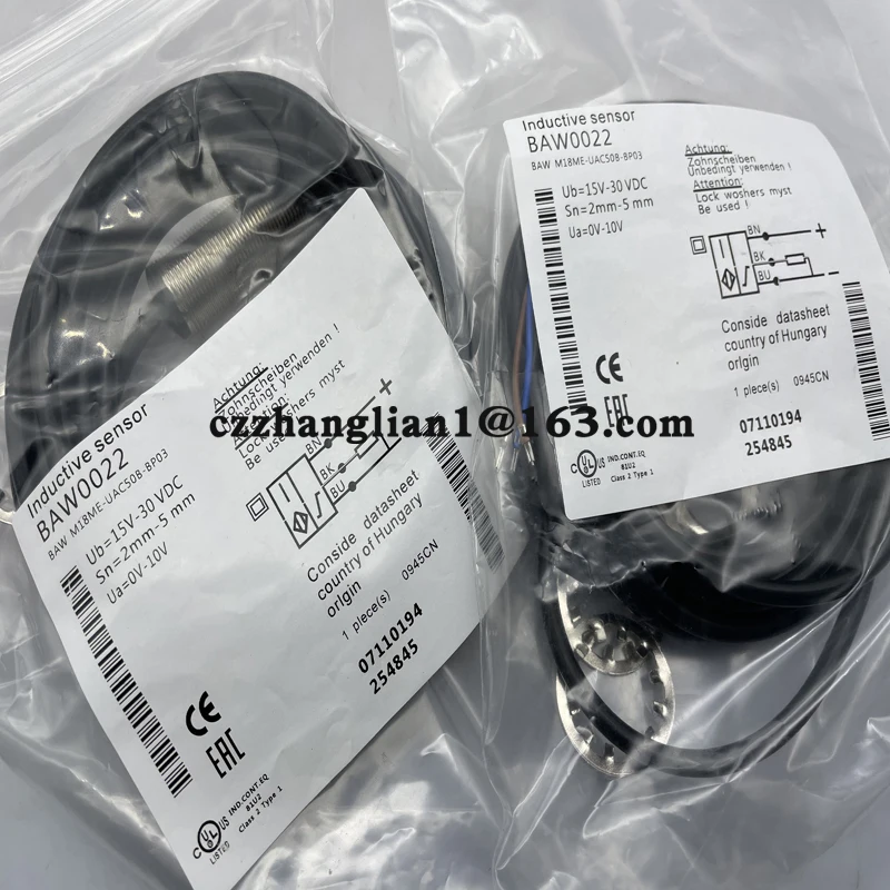 brand new Proximity switch BAW0022 BAW M18ME-UAC50B-BP03 in stock Fast Shipping
brand new Proximity switch BAW0022 BAW M18ME-UAC50B-BP03 in stock Fast Shipping