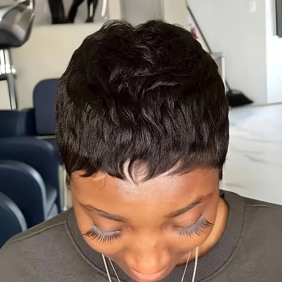 Short Pixie Cut Human Hair Wigs For Women Human Hair Brazilian Remy Hair Full Machine Made
Short Pixie Cut Human Hair Wigs For Women Human Hair Brazilian Remy Hair Full Machine Made